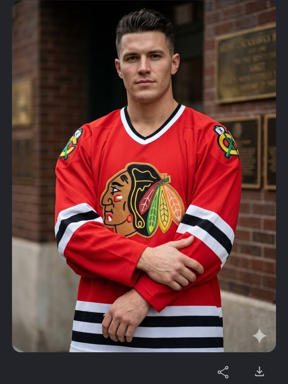 CCM Red Black White Men’s Hockey Sweater Jersey - Picture 8 of 8